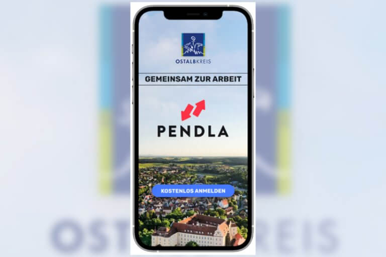 App der PENDLA-Plattform © Landratsamt Ostalbkreis