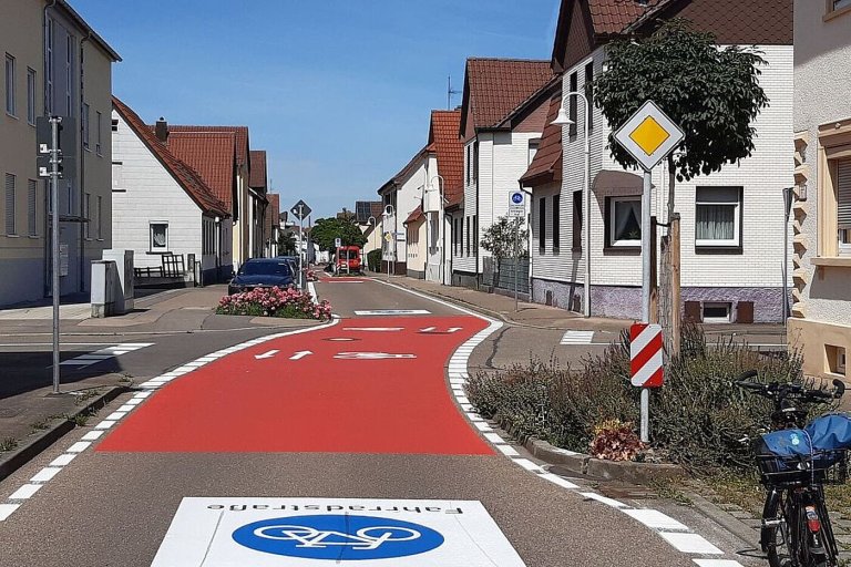Fahrradstrassen Wilhelmsstraße © ADFC Göppingen/Thomas Gotthardt